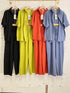 Color Linen Three Piece Co-Ord Sets
